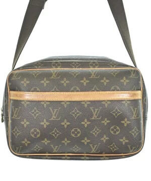 LOUIS VUITTON Shoulder Bag Brown All over pattern